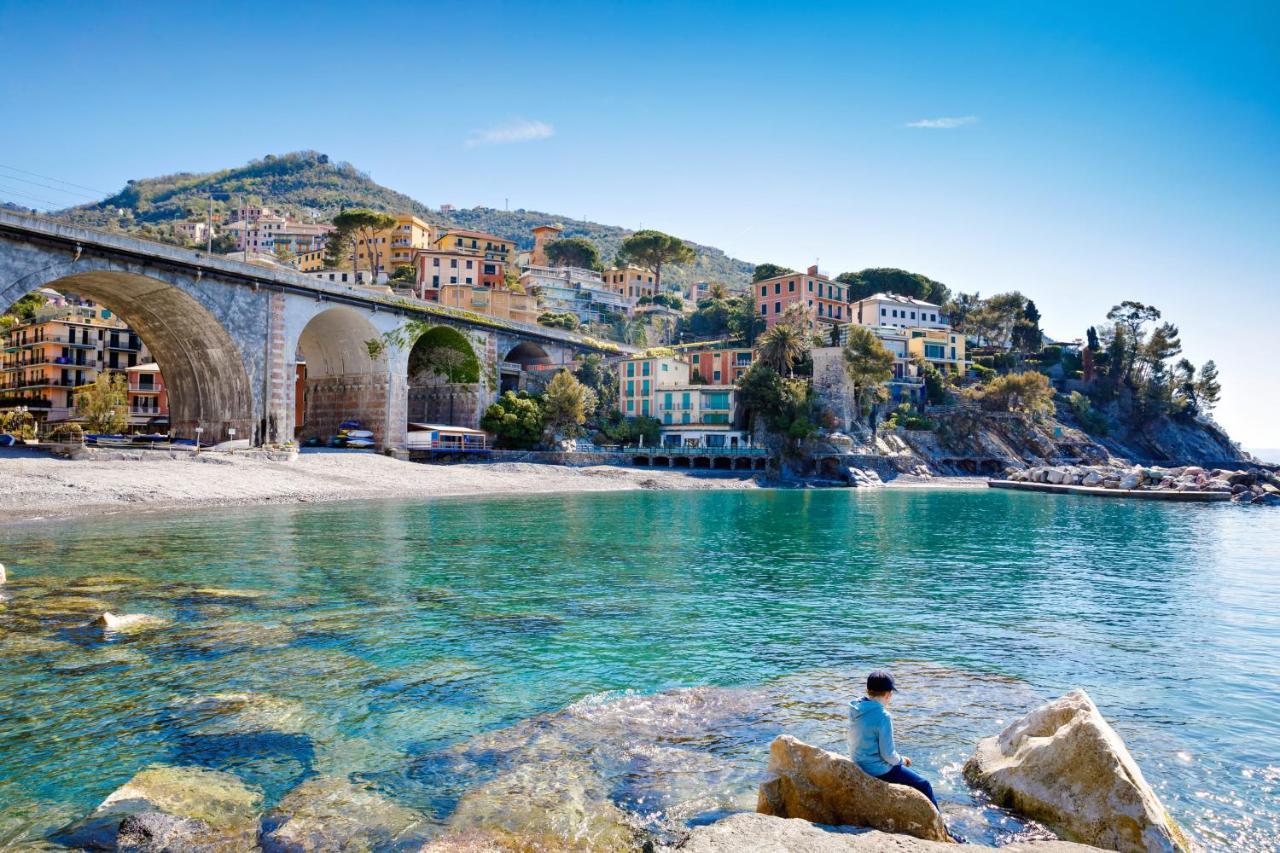 Una Conchiglia Sul Mare Attico Vista Portofino Apartment Zoagli Exterior foto